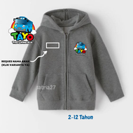 JAKET ANAK CUSTOM NAMA/JAKET ZIPPER ANAK TAYO/JAKET HOODIE ZIPPER ANAK LAKI-LAKI PEREMPUAN