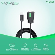VEGGIEG V-U401 USB To Serial Cable USB TO Serial Port RS-232 USB To DB9 (RS232)