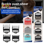 [Eighth] 2/3/4Pcs Hair Clipper Limitb Guide Limitb Trimmer Guards Attachment Universal Colorful [Pre