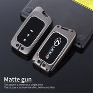 A-Luminous Zinc Alloy Car Key Fob Cover Case Remote Holder Shell Keychain Styling Protector Accessor