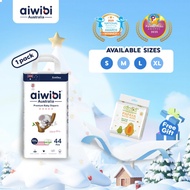 Aiwibi Natural Premium Night Taped Diapers，Baby diapers , Ultra-thin, soft diapers- S/M/L/XL Size