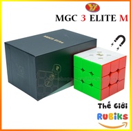 Rubik 3x3 YJ MGC 3 Elite M MGC3 3x3 M Nam Châm Dòng Cao Cấp Flagship Rubic 3 Tầng Đồ Chơi Trí Tuệ