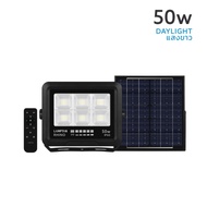 LAMPTAN โคมไฟฟลัดไลท์พลังงานแสงอาทิตย์ LED SOLAR FLOODLIGHT RHINO กันน้ำระดับIP65 ควบคุมผ่านรีโมท