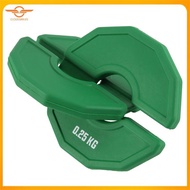 [CloudsMiles] 2PCS Gym Micro-Type Plates Dumbbell Fractional Weight Plate Rubber Fractional Weight P