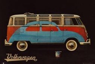 【英國進口汽車海報】VW 露營車 VW Camper (Paint Advert) #PH0507