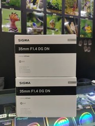 全新水貨 Sigma 35mm f1.4 DG DN  Sony E MOUNT  二手交換，高價收機，收鏡，歡迎查詢，trade in camera lens