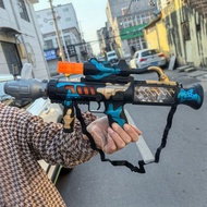 Children's Toys Spray Assault Rifle Electric Music Toy Gun with Light and Vibration