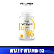 Vitafit Vitamin D3 5000iu 30 Softgels วิตามินดี3