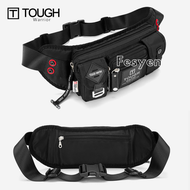 Tas Pinggang Pria Multifungsi Kantong Ponsel Kecil Tas Selempang Travel Oxford Kasual Tas Dada Cross
