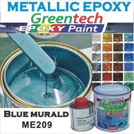 ME209 BLUE MURALD ( Metallic Epoxy Paint ) 1L METALLIC EPOXY FLOOR EPOXY PROTECTIVE & COATING Tiles 