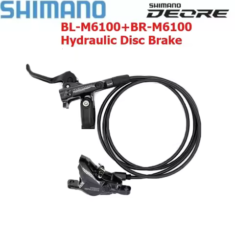 SHIMANO DEORE M6100 MTB Hydraulic Disc Brake BR-M6100 2-Piston Caliper BL-M6100 Lever