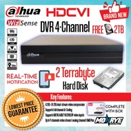 DVR - 4 Channel - DAHUA - DH XVR1B04 I - WITH HDD -Brand New for CCTV System / Complete with Box