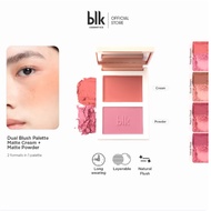 blk cosmetics daydream dual blush palette cream+powder