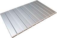 Topre L11 Folding Bathtub Lid, Antibacterial, Ag+ Metallic Gray, 29.5 x 42.9 inches (75 x 109 cm), M