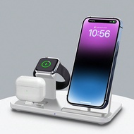 3 In 1 Charging Station Compatible With Iphone, Fast Charging Dock Stand Wireless Charger Ultra/ Ult