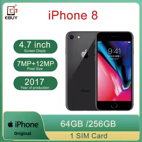 Original Apple iPhone 8 64GB/128GB/256GB 4.7' Retina IPS LCD NFC Fingerprint Factory Unlocked iPhone
