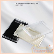 FREEWOODIE Eyelash Storage Box, Square Shape Plastic False Lashes Show Box,  Storage Box