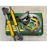 RAPIDO BREMBO M3 K5 4POT SIAP BRAKE PAD USD FORK DISC FULL SET PNP MADE IN ITALY