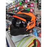 Jpx mx red fluo helmet