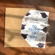 Graduation greeting card graduation card proud of you by chocomissbear