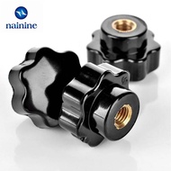 Non-Through Hole Bakelite Torx Handle Nut Star Handle Hand Wheel Hand Screw Through Hole Nut Torx Ha