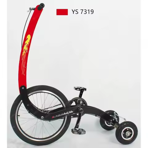 Adult Fitness Equipment Mini Running Sport Halfbike Pedal Three Wheel Stand Up Exercise Half Bike
