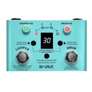 Guitar Effect Pedal Drum Looper Mini 2-In-1 Machine LOST TEMPO Effector Double Foot Switch Looper Pe