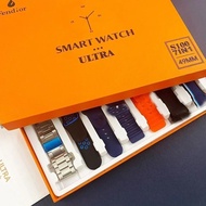 2024 S100 Ultra 7 In 1 Smartwatch For Men Women 2.2HD Amoled Circular Screen ECG Monitoring Reloj inteligente Wristwatch
