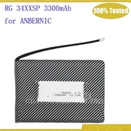 3.7V 3300mAh Li-Polymer Battery For Anbernic RG 34XXSP Handheld Game Console Batteries