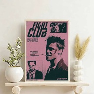 Fight Club Movie Poster Canvas Print Poster Vintage Classic Art Print Living Room Home Decor Art Pos