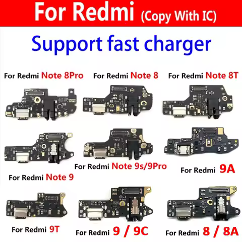 New USB Port Charger Dock Plug Connector Charging Board Micro Board For Xiaomi Redmi K30 4G 5G 9A 9C