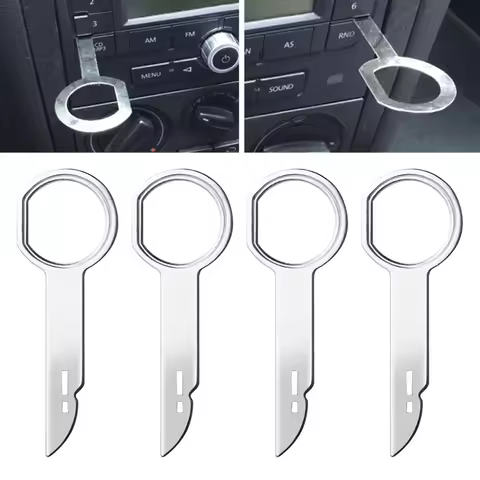 Car Stereo Radio Removal Keys CD Tool for Audi A3 8L 8P A4 B6 B7 B8 A6 C5 C6 4F RS3 Q3 Q7 TT