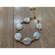 Borneo Pearl - ORIGINAL. Fresh water pearl Coin Shape