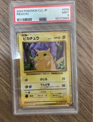 Pokemon  初代比卡超 寵物小精靈卡 Pikachu CLL 008/032 PSA 9