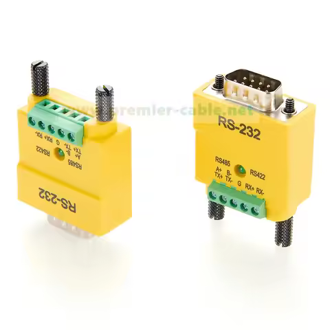 DB9 Male RS232 to RS485 RS422 Adapter Converter D-Sub DB9 RS232 to RS485 RS422 converter RS232 to RS