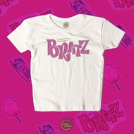 Crop top/baby tee bratz logo fashion dolls graphics tee y2k style