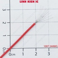 [10 Pieces]- Single Multi-Core Electrical Wire 1007 24AWG Red Linhkien IC