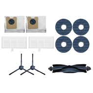 Main brush/side brush/filter + dust bag + mop cloth compatible with Eufy Omni C20 robot vacuum clean