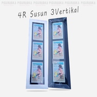 4R Photo Frame with 3 Vertical Stacks Minimalist 4R Photo Frame/ 3 4R 10x15Cm Package