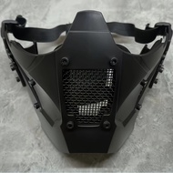 Halloween Cyberpunk Mask Helmet Dedicated Base Mechanical Iron Samurai Iron Samurai Tactical Half Fa