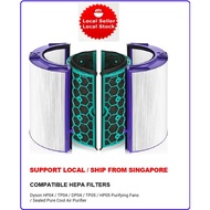 TP04 Filter Replacement Compatible with Dyson TP04 / HP04 / DP04 Air Purifier, 360 Combi Glass HEPA Carbon Filter