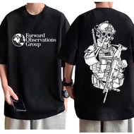 Gbrs Forward Observations Group Merch T Shirt Gothic Fashion Vintage Short Sleeve T-shirt Unisex Sum