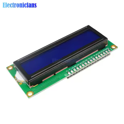 Blue Display IIC/I2C/TWI/SPI Serial Interface 1602 16X2 Character LCD Backlight Module LCD-1602 5V F