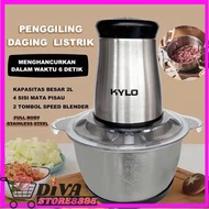[ KYLO ] Blender Daging Stainless Food Chopper Stainless Blender DAGING KAPSUL