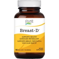 Breast D by Pure Essence - Natural Supplement for Estrogen Balance, Hormonal Acne, and Menopause Sup