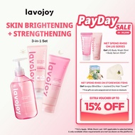 [Bundle 2 in 1] lavojoy Skin Brightening Let It Glow Bundles Body Wash + Body Serums 2in1 3in1 Body 