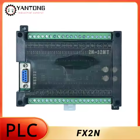 PLC Programmable Logic Controller Lndustrial Board Fx2n-10/14/20/24/32/mr/mt Serial Programmable Sim