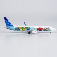 Ready Stock NG Brand 1: 400 Garuda Indonesia Airlines B737-800/w PK-GMU Alloy Model Out of Print Car