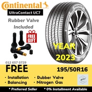 195/50R16 CONTINENTAL UltraContact UC7 (Installation) NEW Tyre Tires Tayar Baru Pasang RIm 16 WPT NI