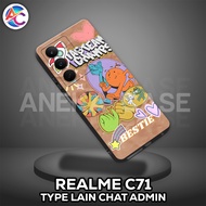 AC53-Case REALME C71-Girl's Motif-Softcase REALME C71-Casing REALME C71-Silicone REALME C71